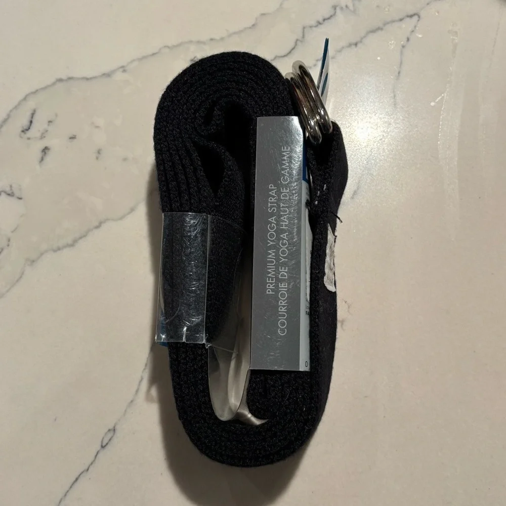 GAIAM STUDIO SELECT Black Premium Yoga Strap 8 Feet Non Stretch NEW - Picture 6 of 7